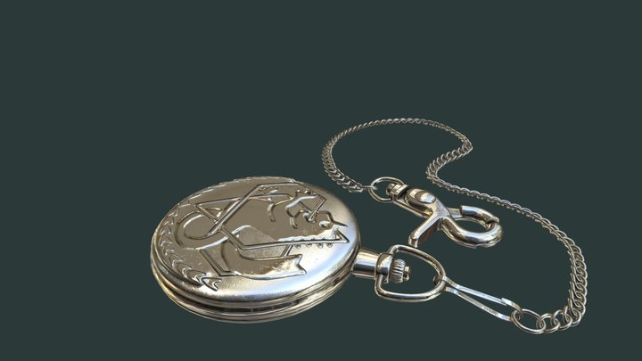 State Alchemist Pocket Watch 3D Model