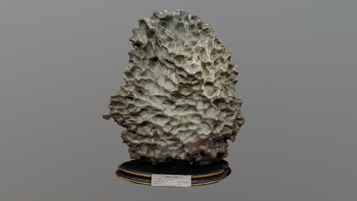 Cabin Creek meteorite 3D Model