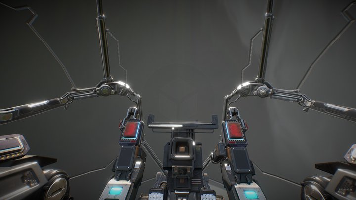 USFF Cockpit 3D Model