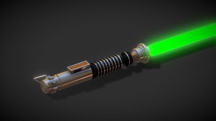 Luke Skywalker's Lightsaber 3D Model