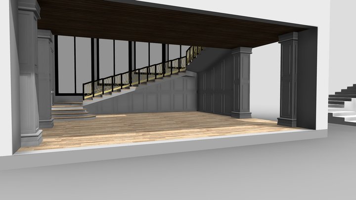 Stair Design Model 3D Model