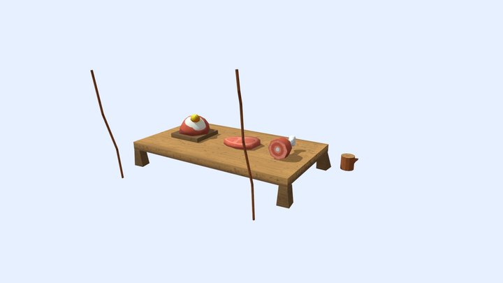 [School Project] Table 3D Model