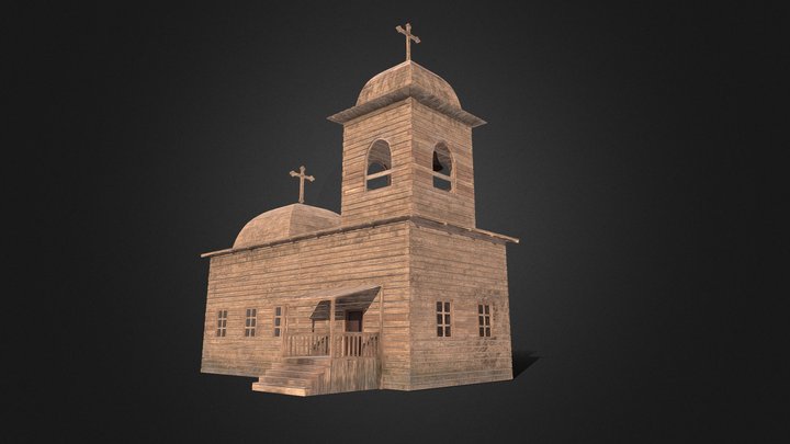 Kazan Bogoroditsky Church 3D Model