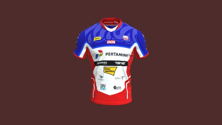MANDALIKA OFFICIAL JERSEY 2 3D Model