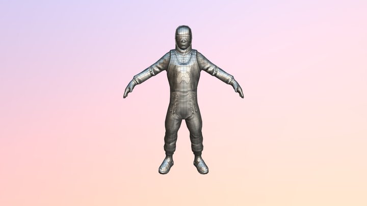 LOW+UV 3D Model