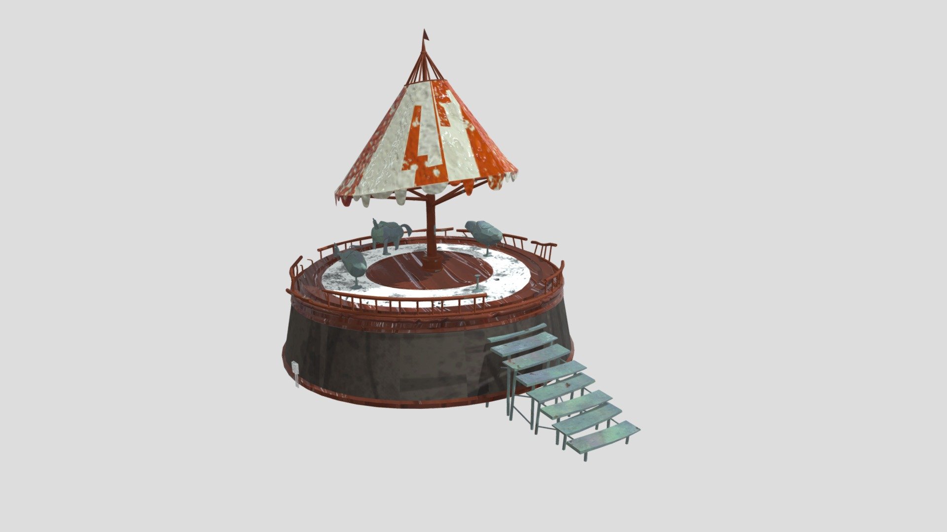 Carousel - Download Free 3D model by priselkinul [743a161] - Sketchfab
