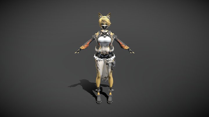 Pulchra | Zenless Zone Zero Game Character 3D Model
