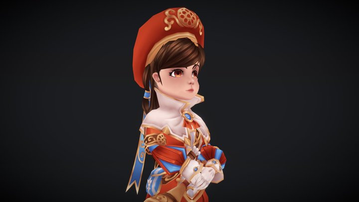 Irine Event Planner Dragon Nest 3D Model