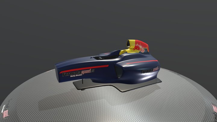 Red Bull Half Cockpit - Formulaspeed 3D Model
