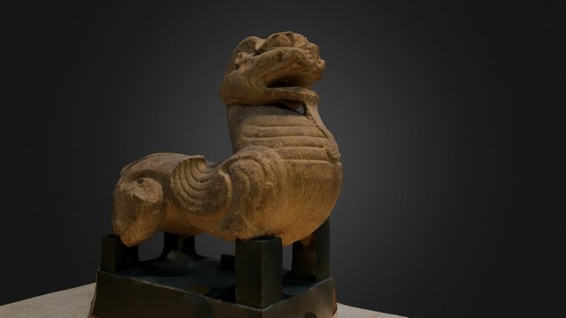 Han-dynasty stone sculpture: Qilin 3D Model