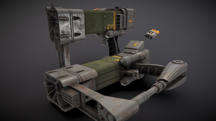 Laser Pistol From Fallout 3D Model
