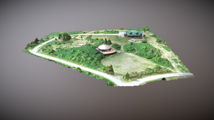 Ageya Center: Dining Common & Event Yurt 3D Model