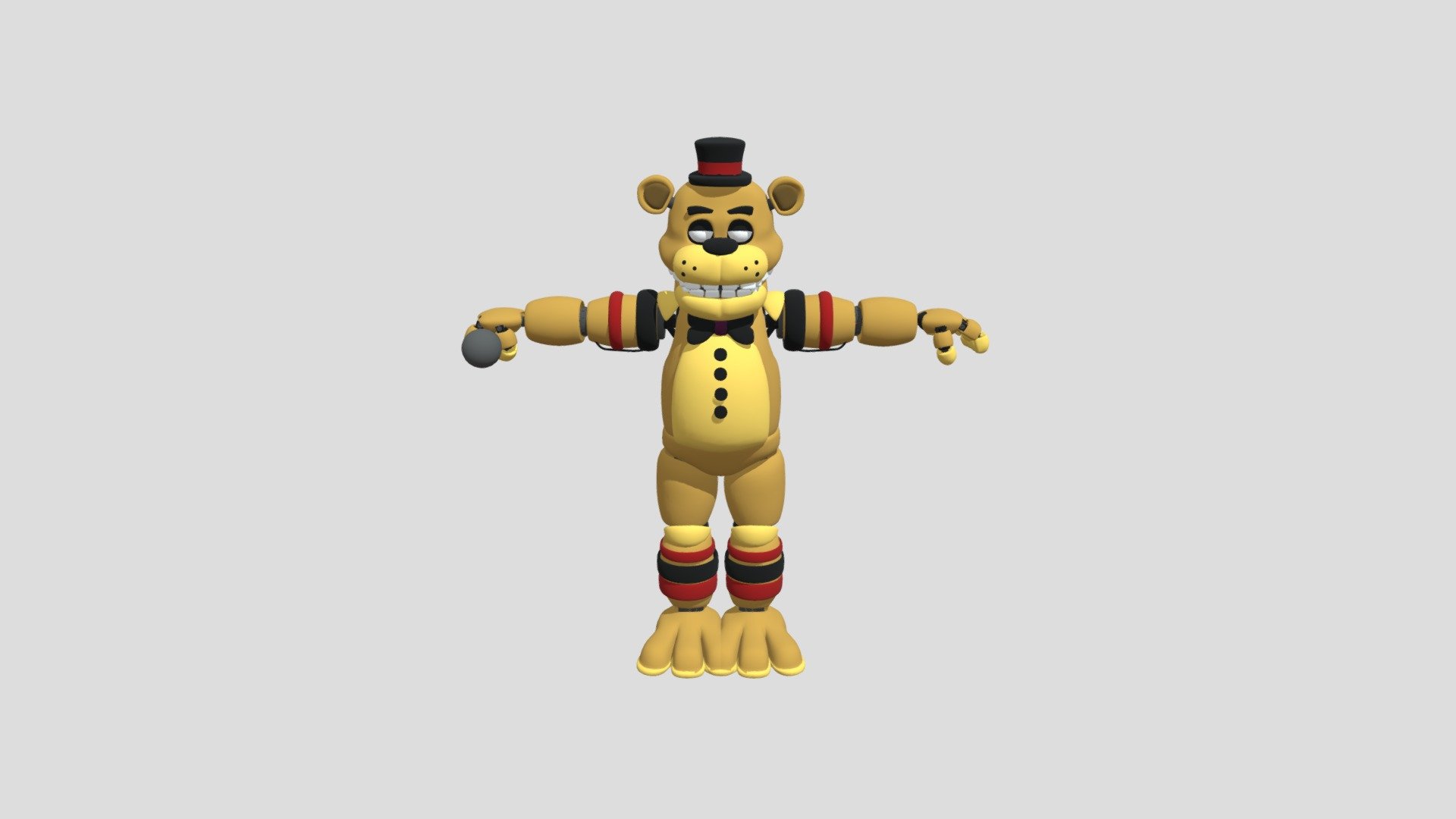 Bun-Zai's Classic Freak Freddy - Download Free 3D model by