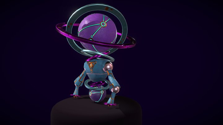 Celestroid: Model Saturn 3D Model