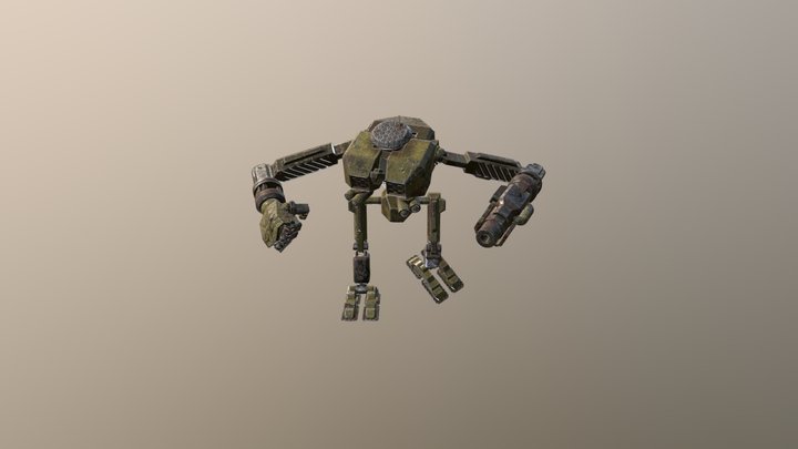 Mad Max themed DAE Bot 3D Model