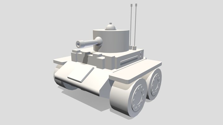 Tiny Tank 3D Model
