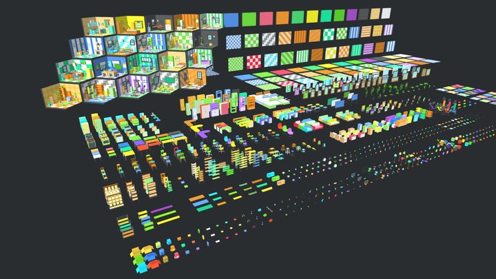 Cute Magic – Stylized Low Poly Interior Pack 3D Model