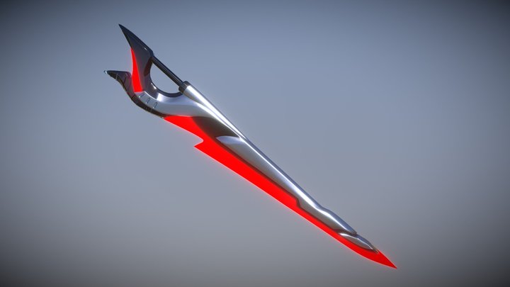 Sci-Fi Sword 3D Model