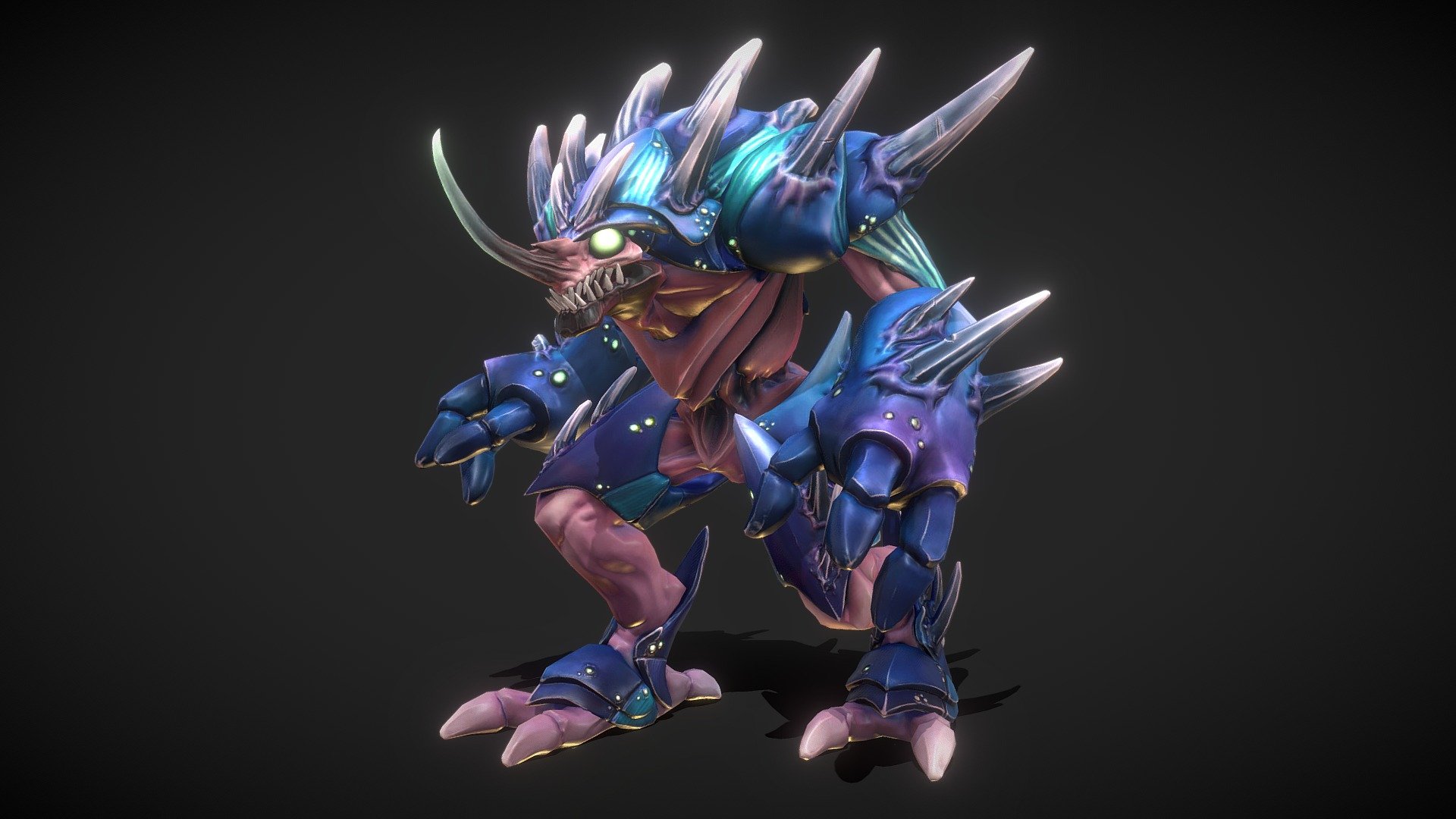 Beast 1 - 3D model by Desk Dragons (@deskdragons) [743eb1e] - Sketchfab