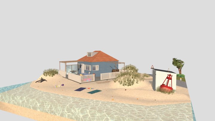 DAE Diorama - By the ocean 3D Model