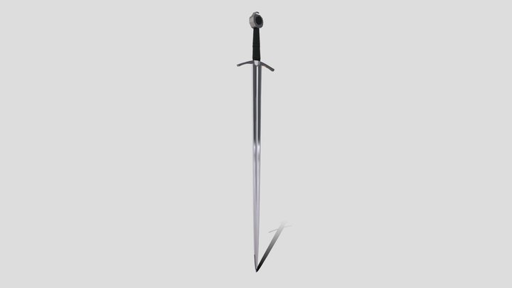Free Low Poly Sword 3D Model