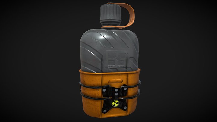 Bear Grylls Canteen by Patrick Murray 3D Model