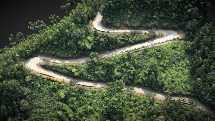 Mountain road – Kostenloses 3D-Modell STL