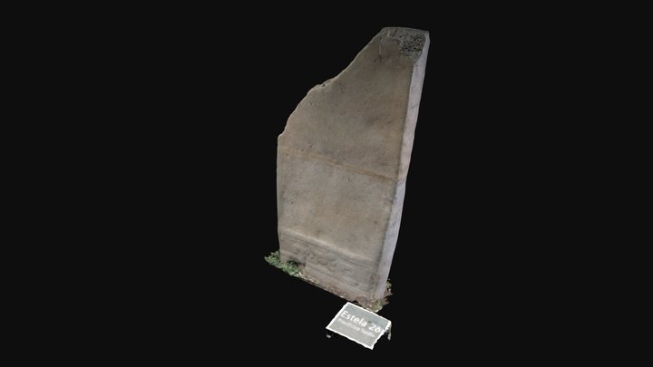 Estela 26 de Kaminaljuyú 3D Model