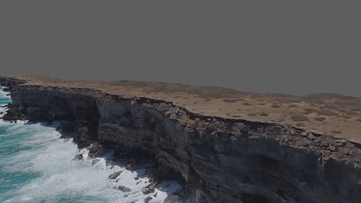 NullarborCliffs Video Frame Extraction. 3D Model