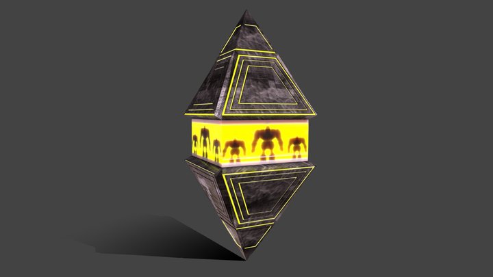 Rhombus Ufo 3D Model