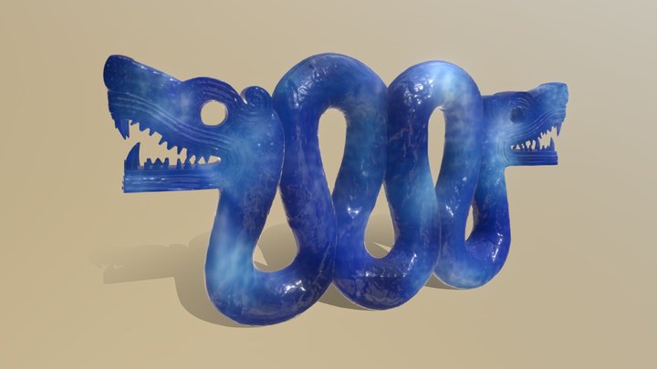 Serpiente Azteca 3D Model