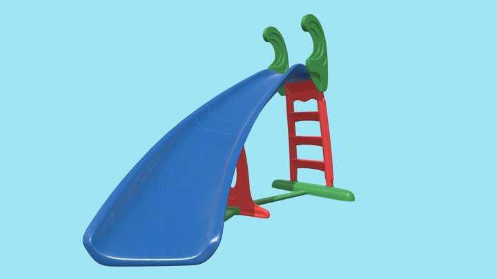 Kids Slide 3D Model