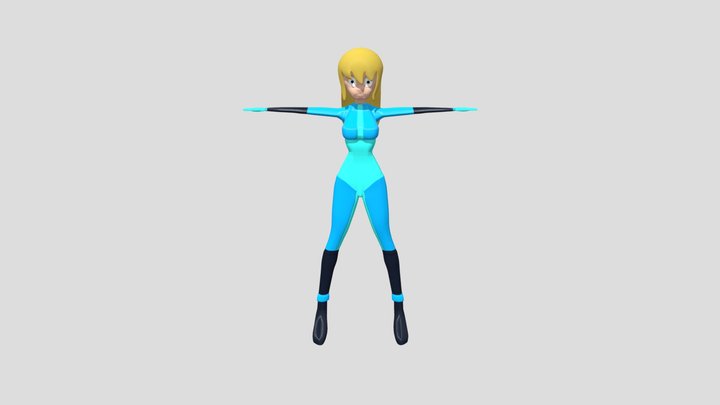 Anime Character 3D Model