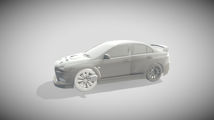 mitsubishi_lancer_evo-3_1 3D Model