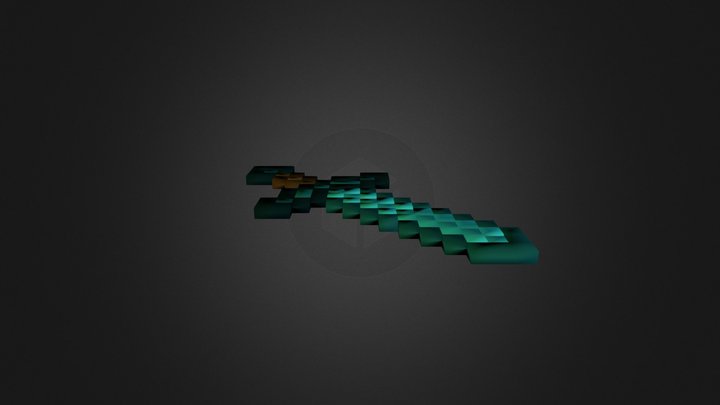 P4cqm7fkpbeo- Minecraft Sword 3D Model