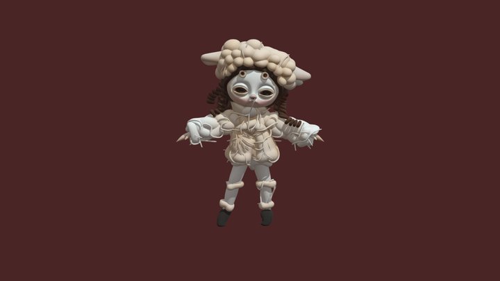 NIÑA OVEJA 3D Model