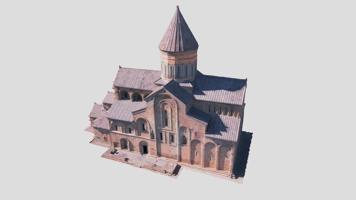 Building of Svetitskhoveli 3D Model