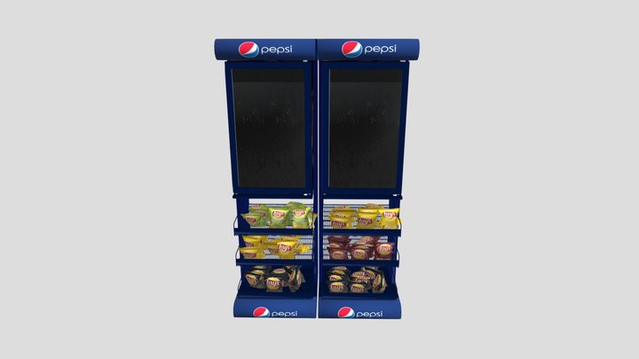 Pepsi digital display 3D Model