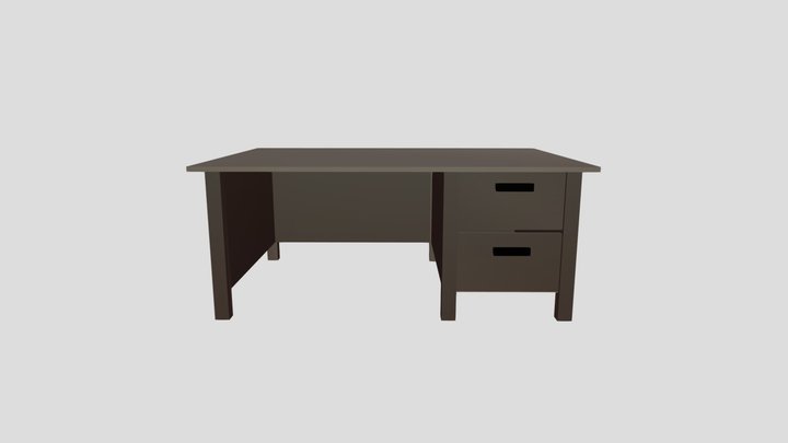 Iron Desk 3D Model