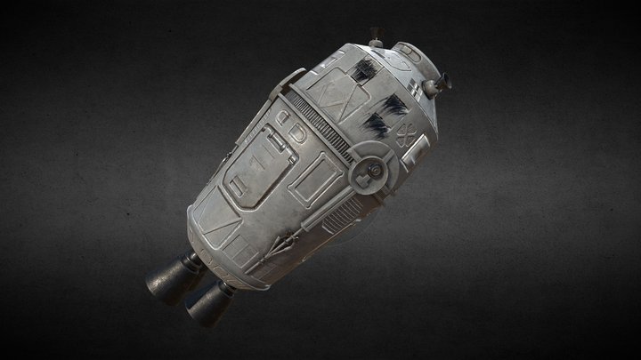 Star Wars Escape Pod 3D Model