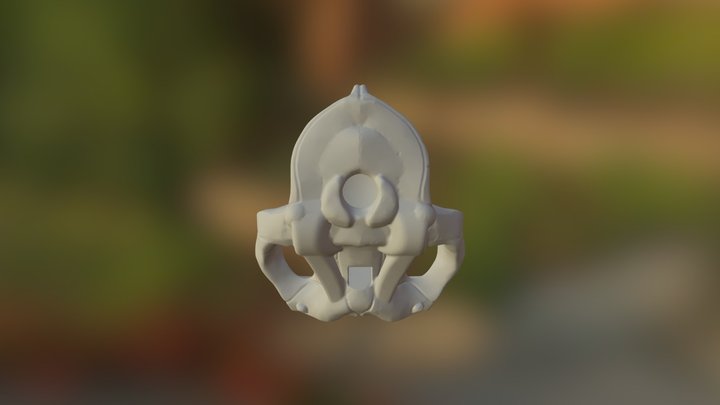 3DKitbash Wolf Skull (2 of 6) 3D Model
