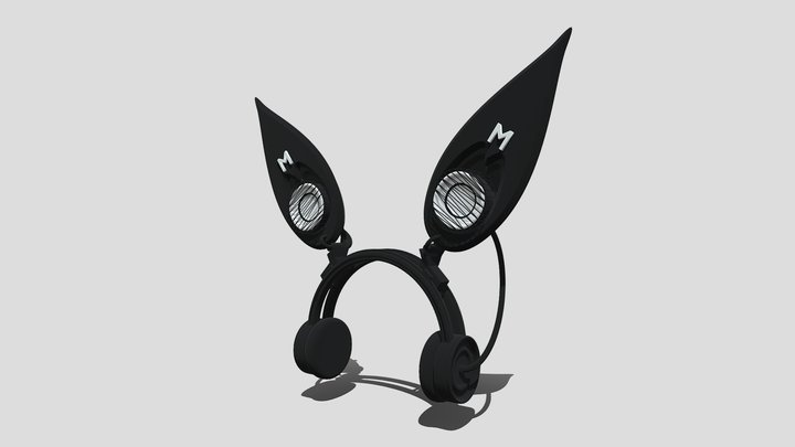 Electro Headphones 3D Model