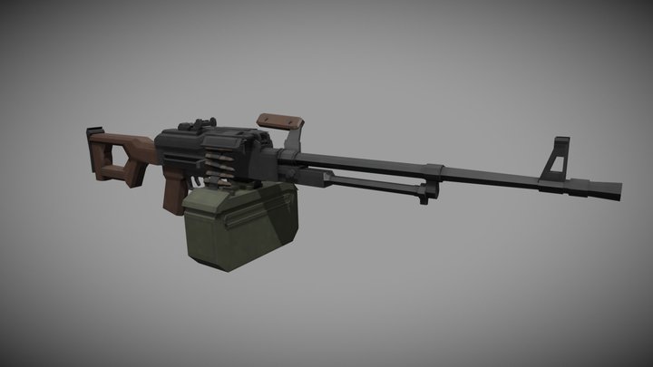PKM Low Poly Model 3D Model
