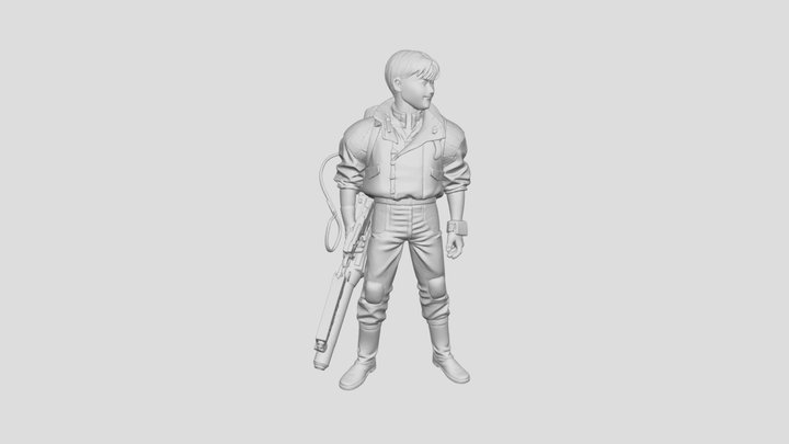 KANEDA from akira (AI Generated Base Model) 3D Model