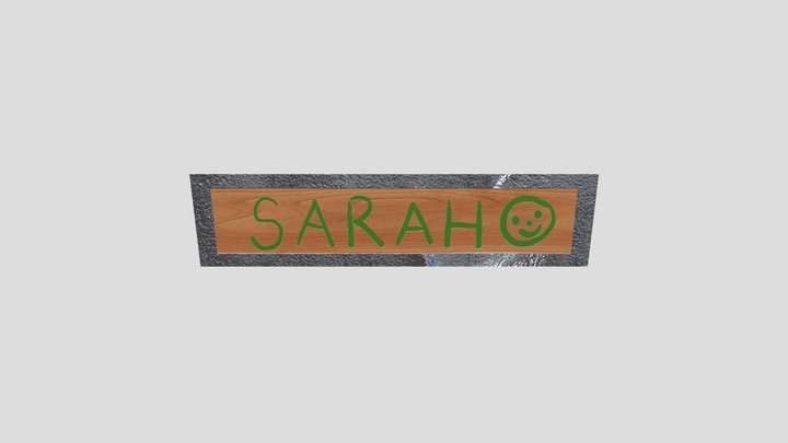 Name Plate Design 3D Model