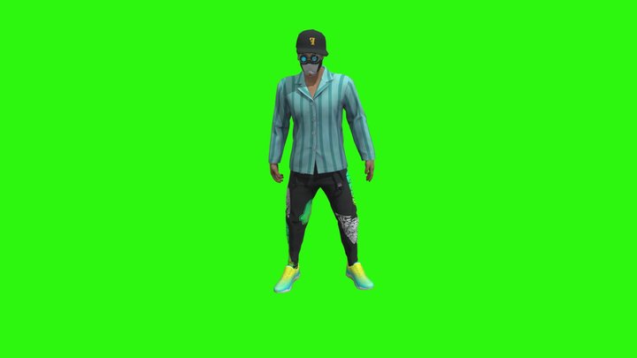 Bboy Hip Hop Move 3D Model