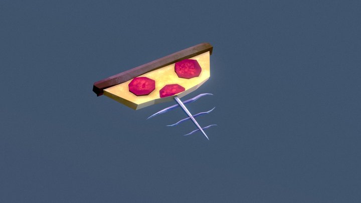 Boneless-less Pizza 3D Model