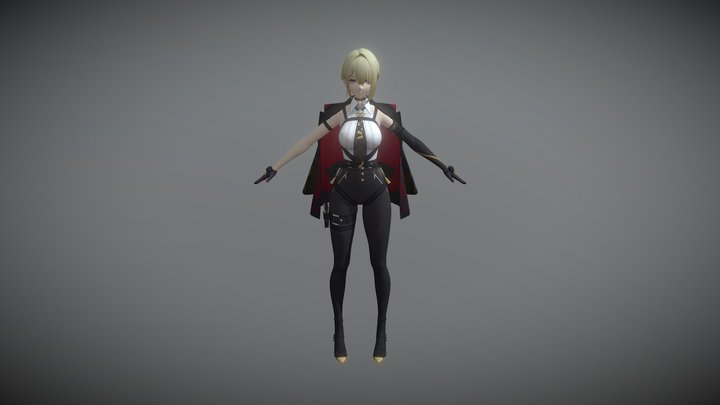 Ellen | Zenless Zone Zero Game Character 3D Model