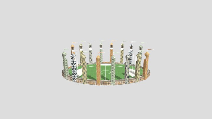 Quadribol 3D Model