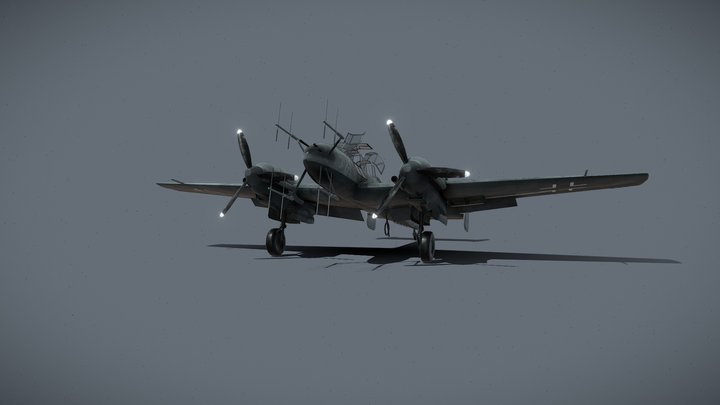 Helijah's BF 110 - Nightfighter Modification 3D Model